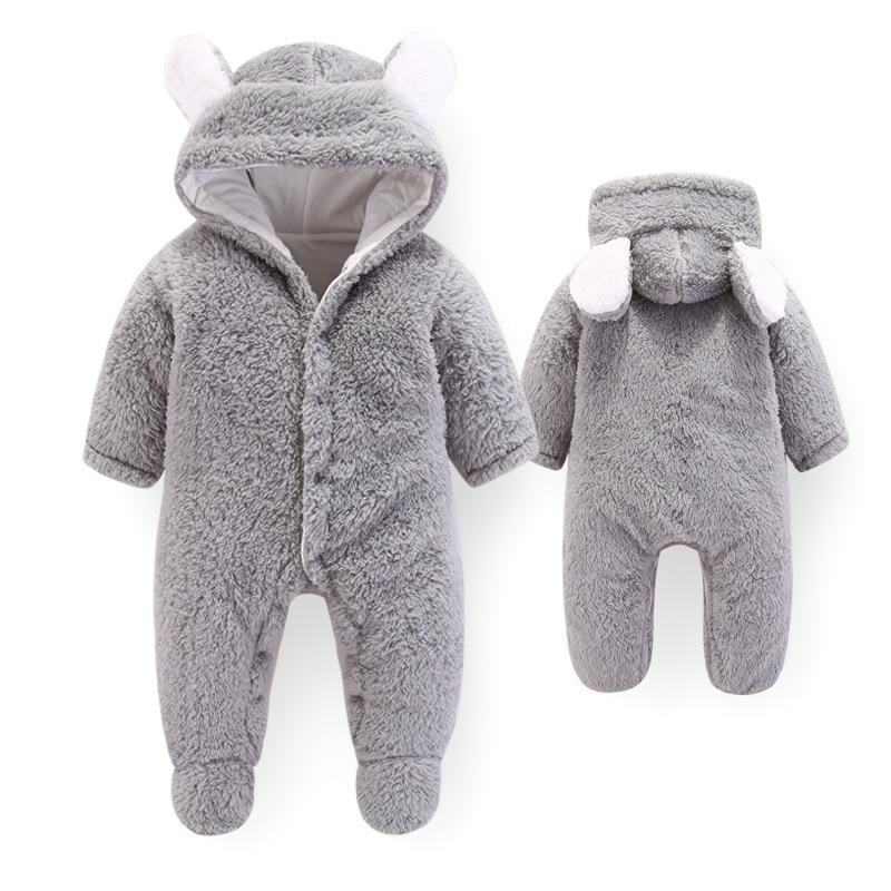 Baby Winter Overalls For Baby Girls Newborn Clothes Baby Rompers For Baby Boys Jumpsuit Infant Clothing