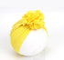 New Fashion Elegant Flower Baby Hat Newborn Elastic Baby Turban Hats for Girls In Modern Design