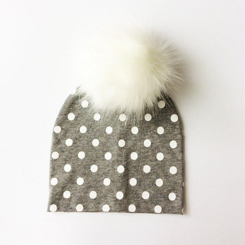 Luxury Modern Baby Hat Cotton Printing Hat With Pompon For Girls Autumn Winter Boys Caps Children Bonnet For Kids