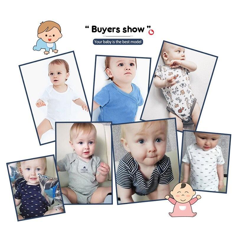 Modern 3PCS Baby Girl And Boy Newborn Boy Short Sleeve Baby Romper Jumpsuit Set For Boys and Girls