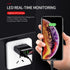 LED Display 3 Port USB Charger 3A Mobile Phone Fast Multi-port Charging Wall Chargers