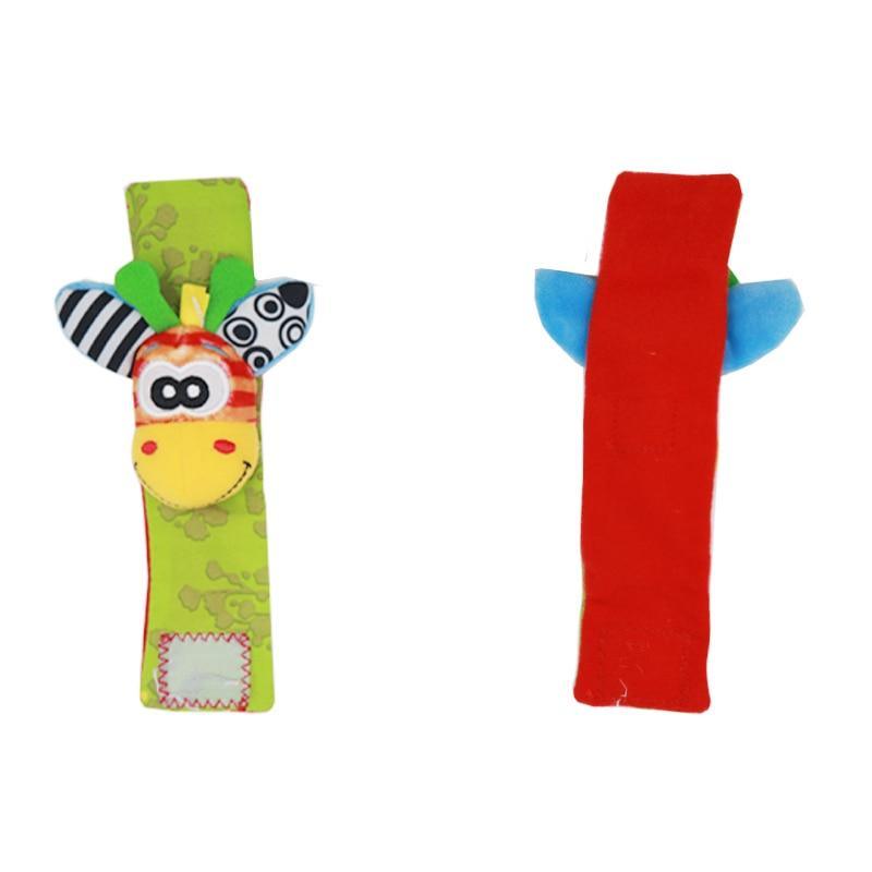 Colorful Wrist Rattles Infant Baby Kids Socks Rattle Toys Foot Socks Educational Toy High Quality Babies Gift