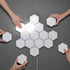 Modern Quantum lamp LED Modular Touch Sensitive Lighting Hexagonal Lamps  Night Magnetic  Light For Creative Decoration Wall