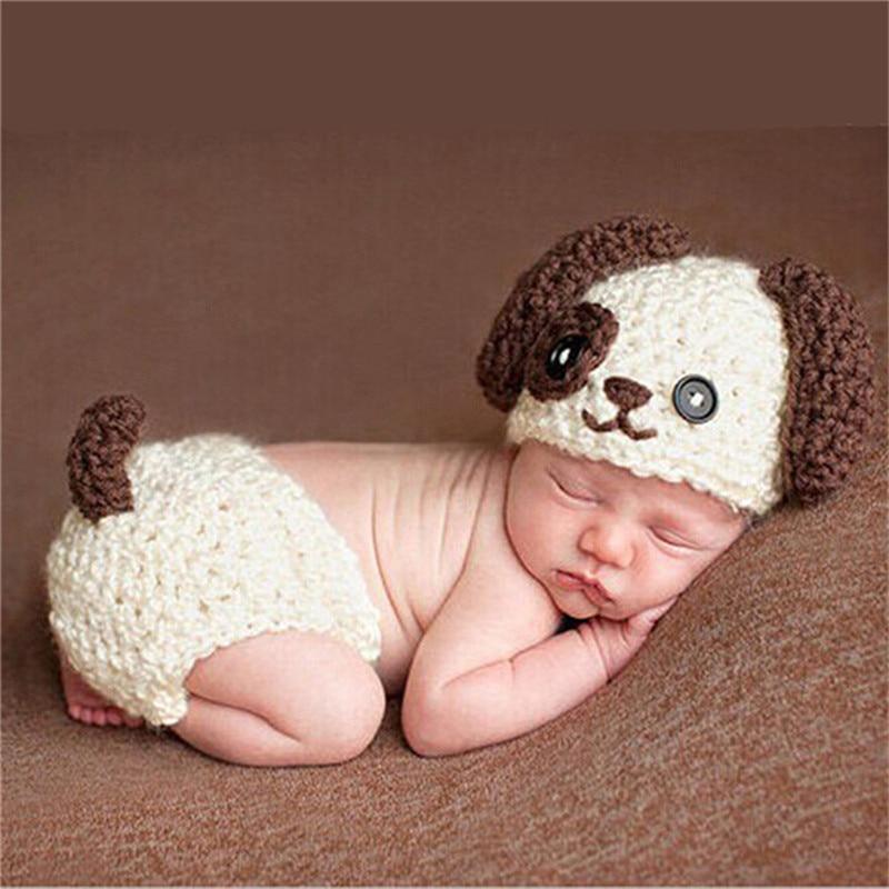 New Knitting Baby Hat Newborn Photography Props Cute Children Pajamas Set For Girls And Boys In Modern New Design