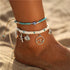 Starfish Pendant Anklets For Women Stone Beads Shell Anklet Bohemian Bracelets Jewelry