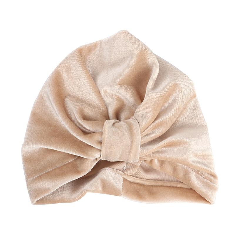 New Modern Baby Hat for Girls Autumn Winter Baby Cap Turban Great for Photography Props Elastic Infant Design