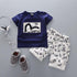 Fashion T shirt and Shorts Set Cartoon Cotton Summer Clothing for Newborn Baby Boy Infant Fashion Outerwear Clothes