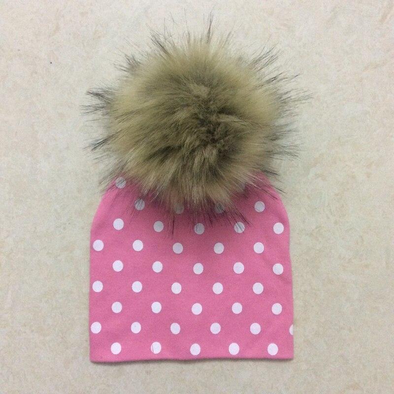 Luxury Modern Baby Hat Cotton Printing Hat With Pompon For Girls Autumn Winter Boys Caps Children Bonnet For Kids