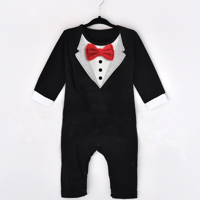 Baby Boy Rompers Newborn Kids Long-Sleeved Jumpsuit Boys CottonModern Boy Suits