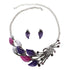 Necklaces Women High Luxury Elegant Lady Purple Peacock Necklace Delicate Jewelry Gift