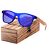 Luxury Elegent Polarized Wood Sun glass Sports Eyewear Square Sunglasses For Women and Men With UV400 Protection