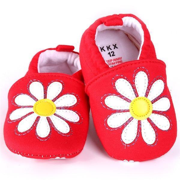 Newborns Soft Baby First Walkers Infant Toddler Shoes Cute Flower Soles Durable Crib Shoes Kids Footwear