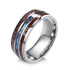 Luxury Handmade 925 Sterling Silver Wood Men Rings Stainless Steel Wood Grain Fashion For  Women Rings In Modern  Jewelry Design