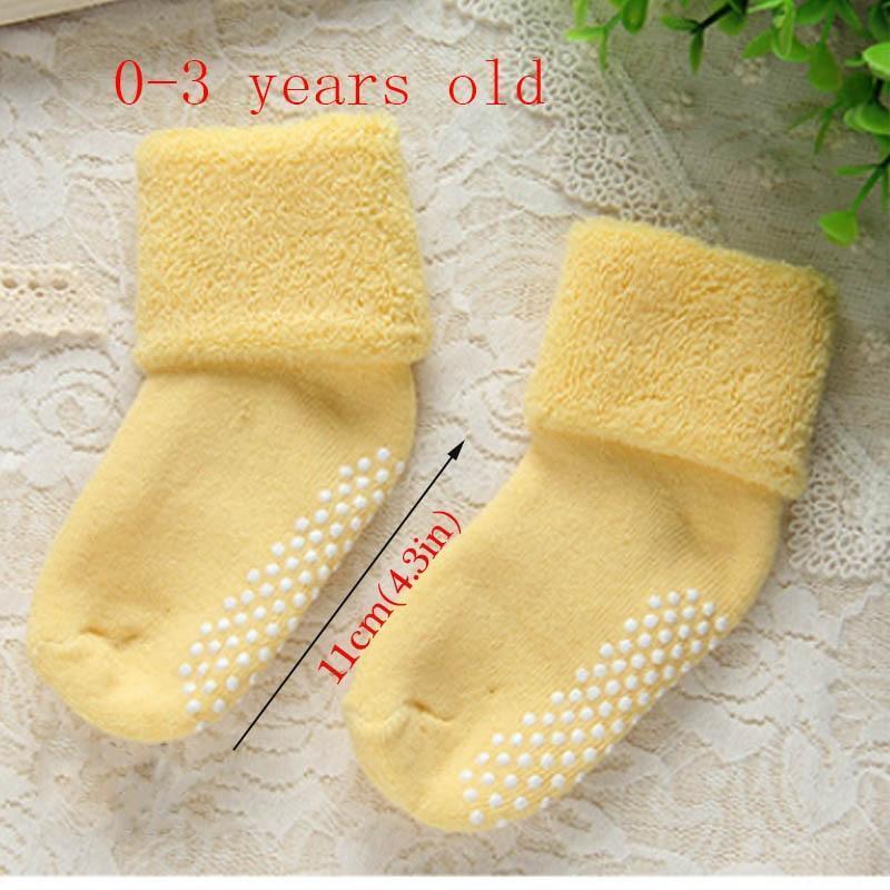 Cute Newborn Baby Cartoon Anti Slip Floor Socks For Baby Girl And Boy Casual Design Soft Warm Socks For Kids