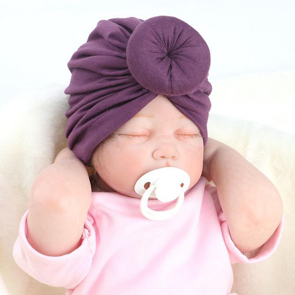 Luxury Baby Cotton Blends Headband Soft Rabbit Bowknot Turban Hair Bands for Girls Elastic Headwrap Style