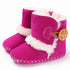 Fashion Comfortable Newborn Kid Baby Girl Boy Cute Snow Shoes Winter Warm Soft Boots Solid Cotton