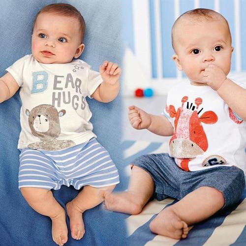 Luxury Baby Rompers Summer Style Baby Boy Girl Clothing Newborn Infant Short Sleeve Clothes Suit For Boys 1st Birthday