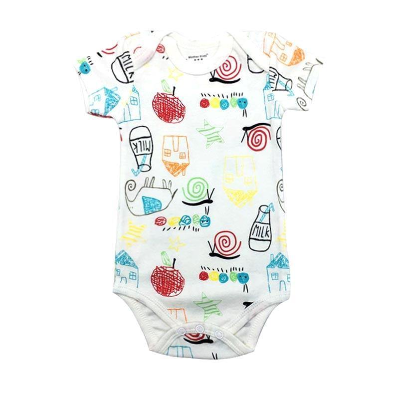 Short-Sleeved "I love mommy " Baby  jumpsuits Clothing newborn clothing.