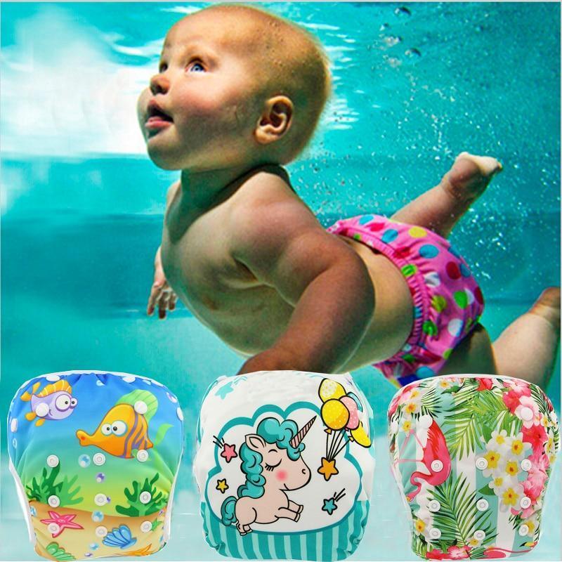 Baby Swimming  Waterproof Adjustable Reusable Washable Cloth Pool Pant Diaper Cover