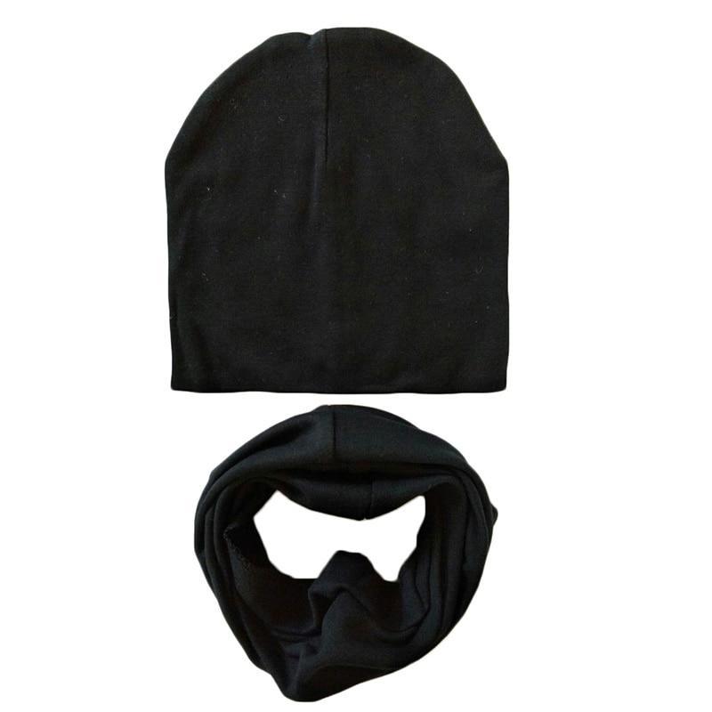 Modern New Trend Baby Hat Scarf Star Prints Cotton Children Boys Girl Cap Beanie Neck Collar Scarf Autumn Winter Warm Kids Hats For Kids