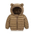 Modern Winter Padded Jacket For Baby Boys Girls  Kids Warm Outerwear Coat For Baby Jacket Newborn Clothes With Bear Ears Design