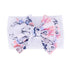 Handmade Bow Flowers Baby Headbands Printed Bowknot Elastic Baby Turban Newborn Hair Accessories For Baby Girls