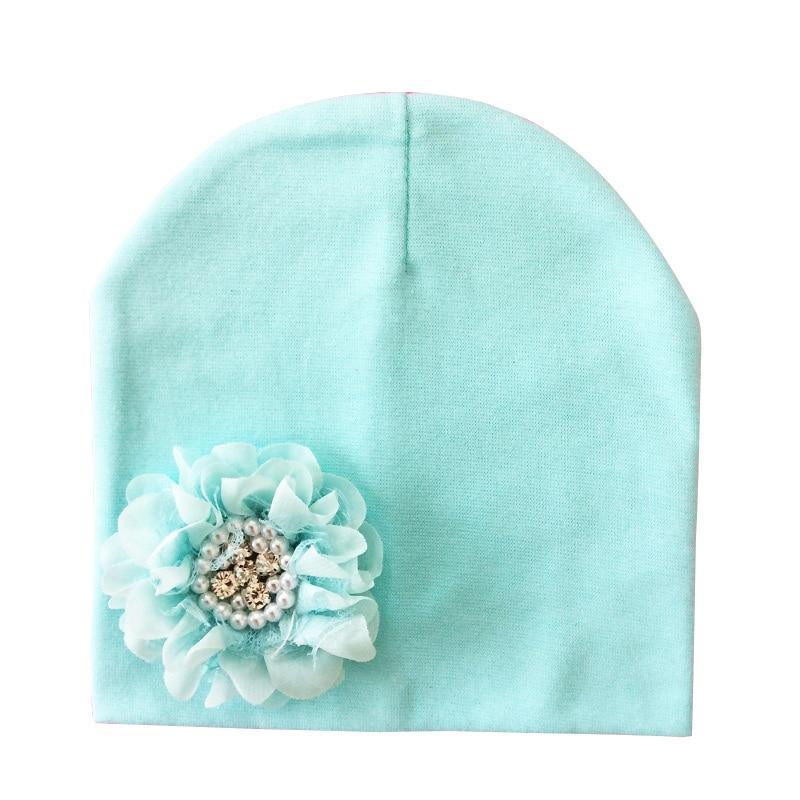 Baby Hat Winter Baby Cap Cotton Floral Hat For Baby Girl Flower Children Cap Kids Accessories For Newborn Baby