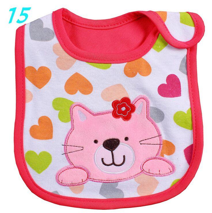 Cartoon Cotton Baby Bib Infant Saliva Towels Baby Waterproof Bibs Newborn Wear Babies Accessories