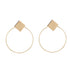 Luxury Modern Trend Fashion Statement Earrings 2020 Style Big Geometric Round Earrings For Women and Girls