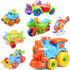 Early Learning Education Screw Nut Group Installed Plastic 3d Puzzle Disassembly Motorcycle Kids Toys for Children Jigsaw