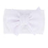 Baby Accessories Infant Baby Girl Cute Bow Headband Newborn Solid Headwear Headdress Nylon Elastic Hair Band Bow For Girls