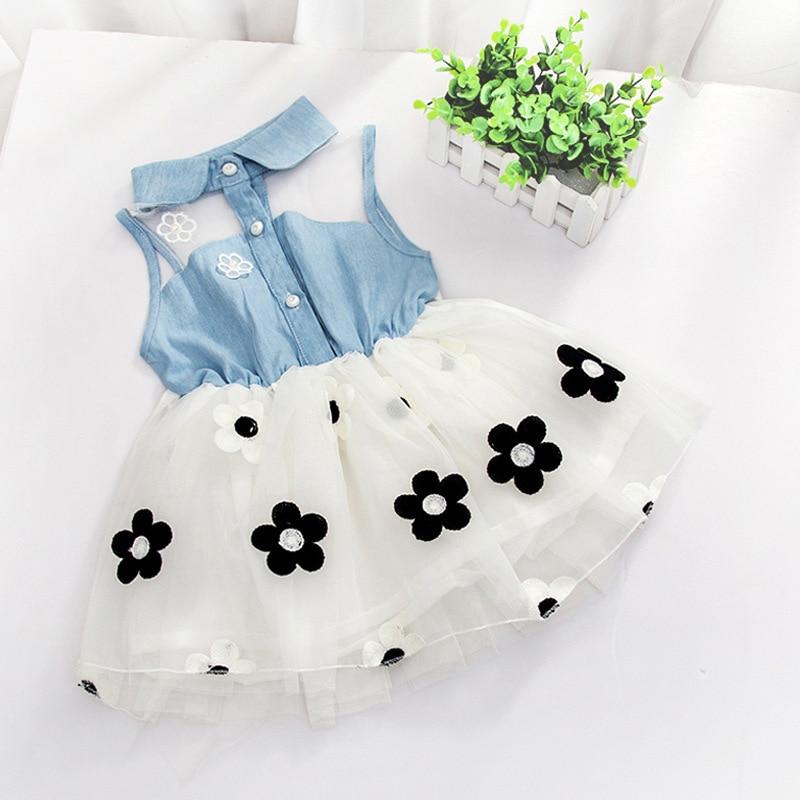 Modern New Luxury Summer Dress Children's Clothing Girls Stitching Baby Girl Princess Dress For All Occassion