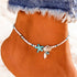 Starfish Handmade Brecelets Shell Beads Starfish Anklets for Women Leg Bracelet Handmade Bohemian Foot Chain