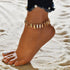 Modern Foot Brecelets Gold Female Anklets Barefoot Crochet Jewelry For Leg, Foot Bracelets in Elegant Luxury Trend Style