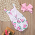 Baby Girls Romper Jumpsuit Headband Watermelon Printed Outfits Sun suit Set New 0-24M In Modern Design