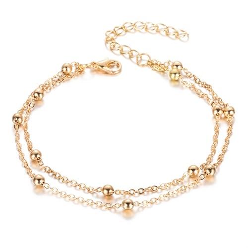 Crystal Luxury Anklets For Women Gold Silver Color Bohemian Brecelet Anklet For Leg  Strap Jewelry