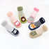 Baby Warm Stretchy  Booties Sock With Rubber Soles For Newborn Baby Girl And Boy Socks Slipper