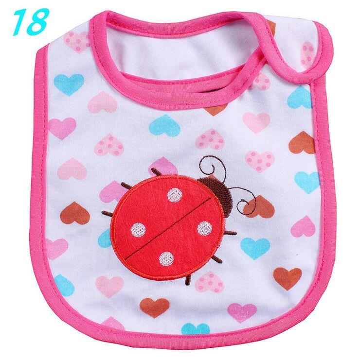 Cartoon Cotton Baby Bib Infant Saliva Towels Baby Waterproof Bibs Newborn Wear Babies Accessories