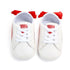 Baby Boy Girl Classic Sports Sneakers Newborn PU Leather Non-slip First Walkers With Bow Infant Toddler Soft Shoes