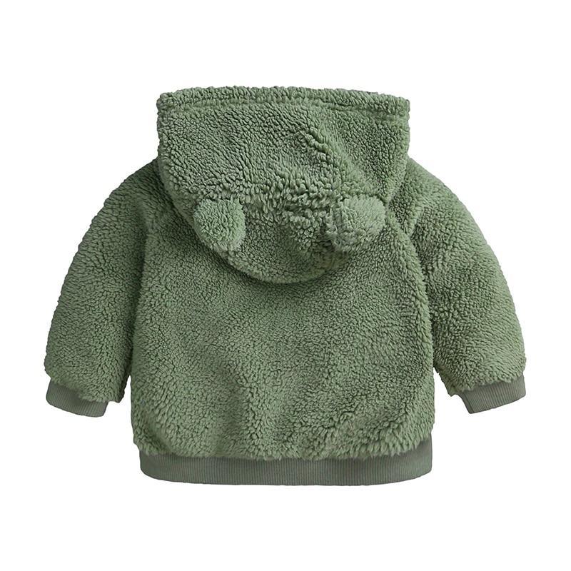 Newborn Baby Clothes Winter Warm Cartoon Bear Hooded Jacket & Coat For Baby Boy and Girls In Modern Style