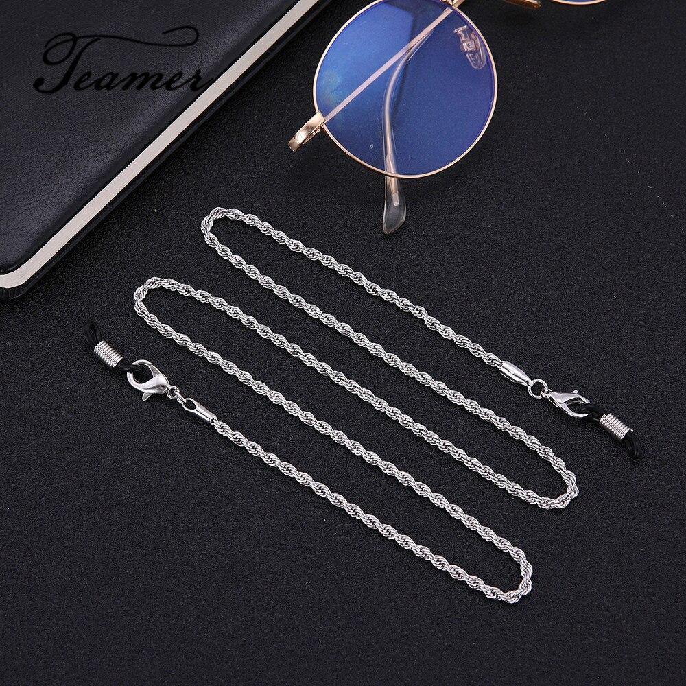 18K Gold Plated Eyeglass Chain Sunglasses Eyewear Strap Holder Reading Glasses Retainer for Women