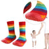 Newborn Baby Boys/Girls Socks With Anti-Slip Soft Rubber Soled Outdoor Foot Socks Animal Carton Floor Booties Socks For Kids