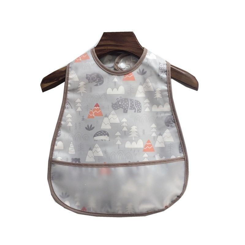 Adjustable Baby Bibs Waterproof Lunch Feeding Bibs Baby Cartoon Feeding Cloth Children Baby Bib for Kids