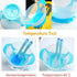 3Pcs Set Baby Dishes With Suction Cup Assist Food Bowl Temperature Sensing Spoon Baby Tableware Baby Utensils Spoon+Fork