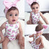 Baby Girls Romper Jumpsuit Headband Watermelon Printed Outfits Sun suit Set New 0-24M In Modern Design