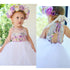 Handmade Girl Dress With Sequins Baby Girls Dress Tulle Tutu Floral Dress Baby Dresses Sundress Baby Clothing For Wedding and Celebrations