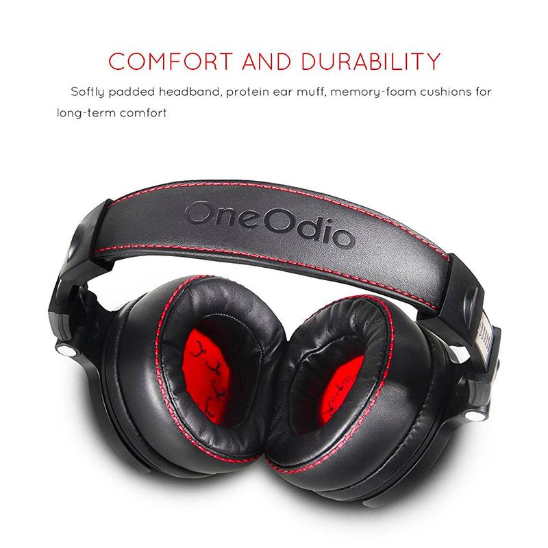 Professional Studio Headphones DJ Stereo Headphones Studio Monitor Gaming Headset 3.5mm 6.3mm Cable For smart phones and PCs