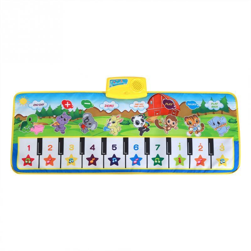 Baby Music Play Carpet Mat Children Kids Crawling Piano Carpet Educational Musical Toy For Kids