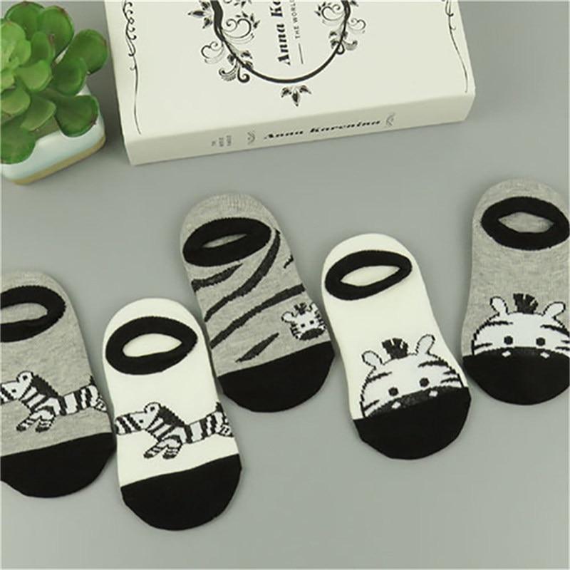 5 Pair Cotton Mustache Printing Socks Baby Girls & Boys For 1-3 Year Elastic Warm And Comfortable Kids Sock