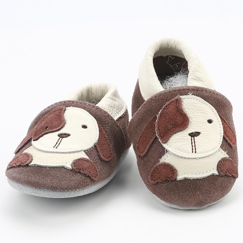 Newborn Soft Genuine Leather Anti Slip High Quality Baby Shoes First Walkers Baby Skid-Proof Shoes